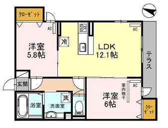 物件○○の間取り図