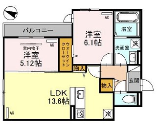 物件○○の間取り図