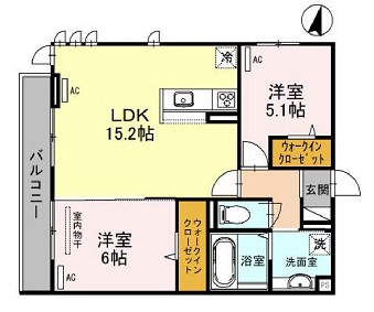 物件○○の間取り図