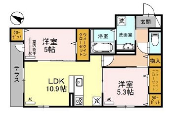 物件○○の間取り図