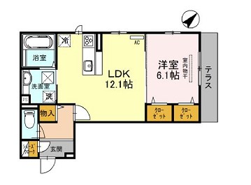 物件○○の間取り図