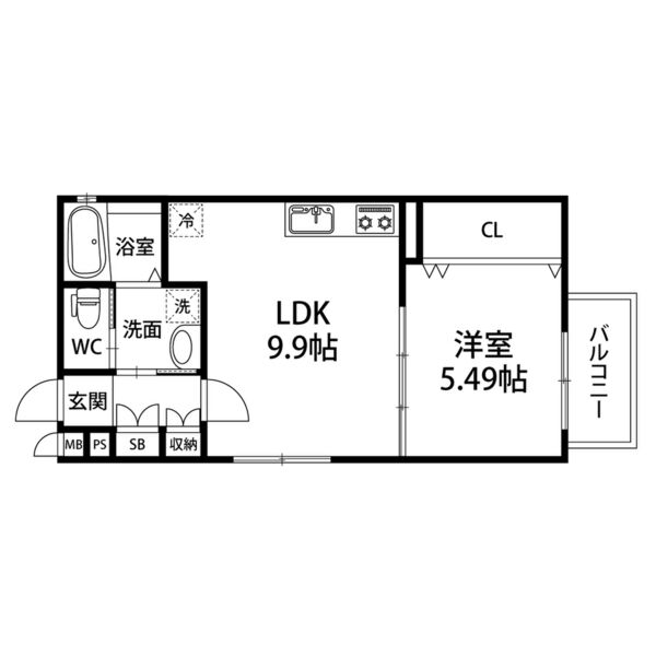 物件○○の間取り図