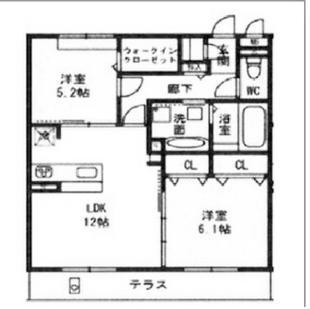 物件○○の間取り図