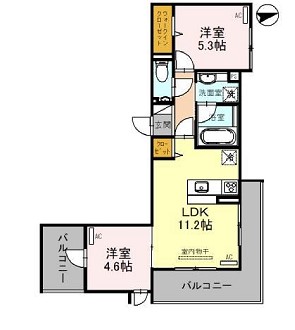 物件○○の間取り図