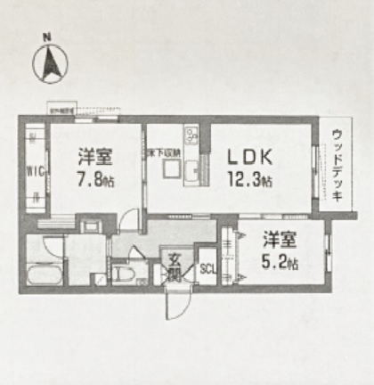 物件○○の間取り図