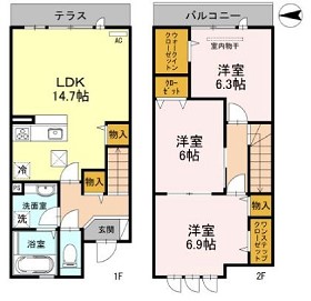 物件○○の間取り図