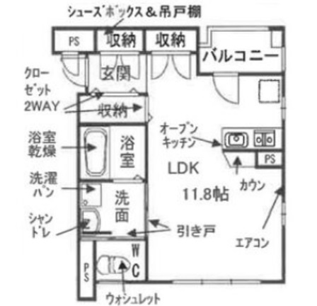 物件○○の間取り図