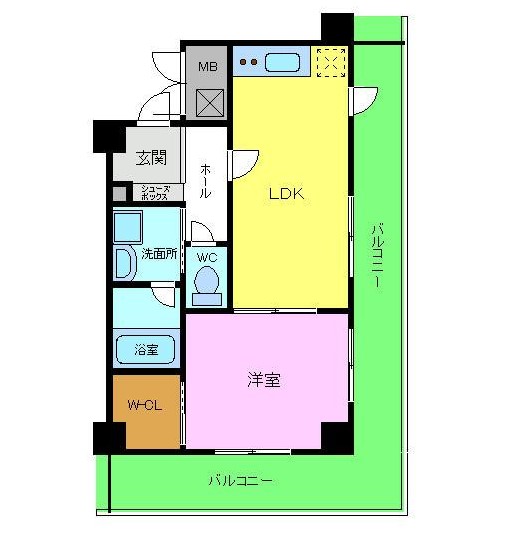 物件○○の間取り図