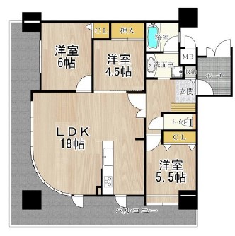 物件○○の間取り図