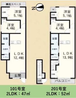 物件○○の間取り図