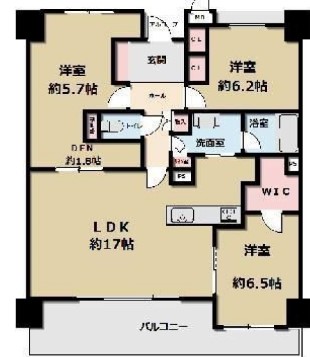 物件○○の間取り図