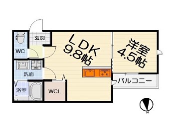 物件○○の間取り図