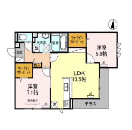 物件○○の間取り図