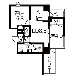 物件○○の間取り図