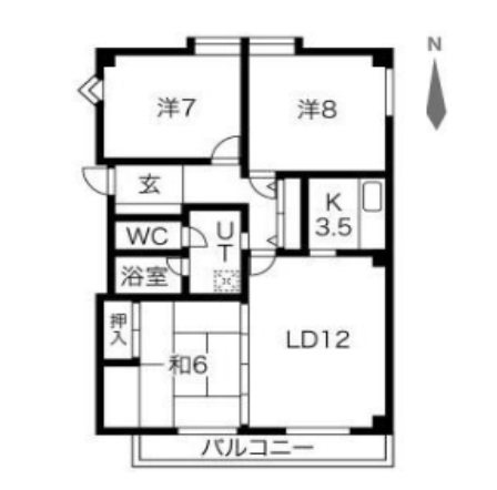 物件○○の間取り図