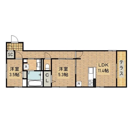 物件○○の間取り図