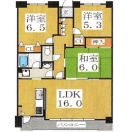 物件○○の間取り図