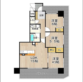 物件○○の間取り図