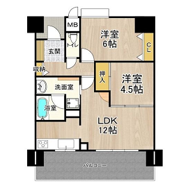 物件○○の間取り図