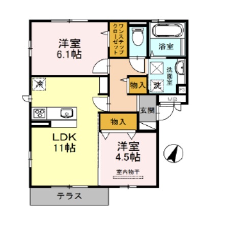 物件○○の間取り図