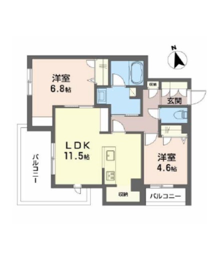 物件○○の間取り図