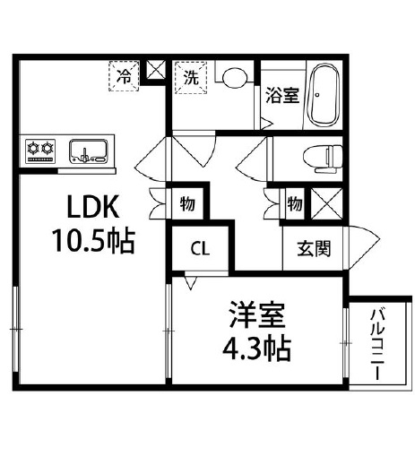 物件○○の間取り図