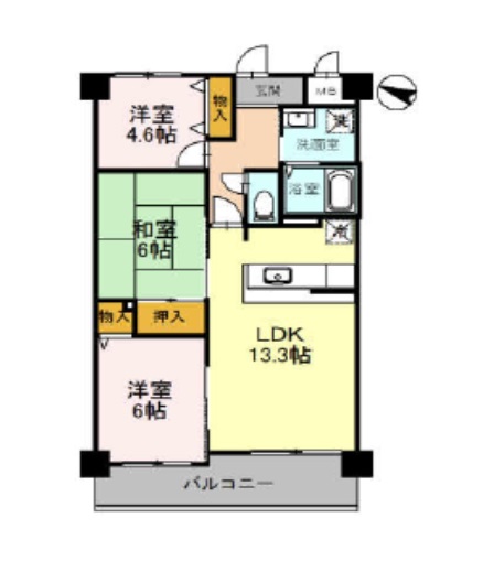 物件○○の間取り図