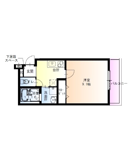 物件○○の間取り図