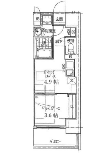 物件○○の間取り図