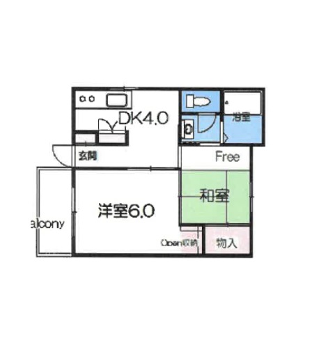 物件○○の間取り図