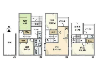 物件○○の間取り図