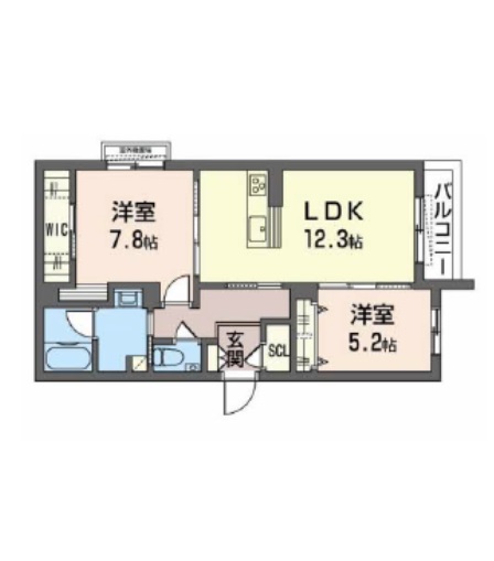 物件○○の間取り図