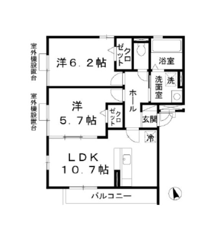 物件○○の間取り図