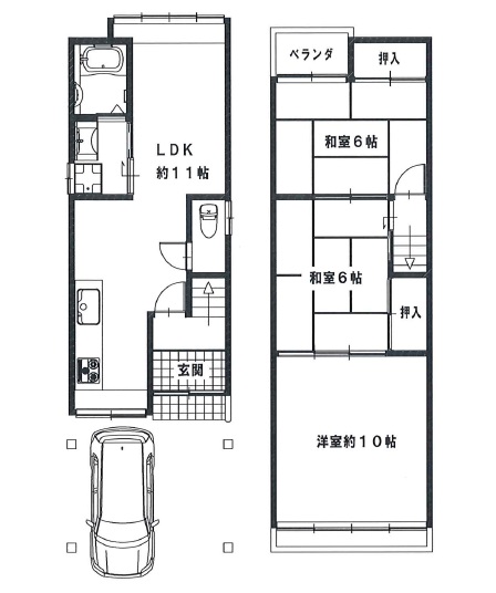 物件○○の間取り図