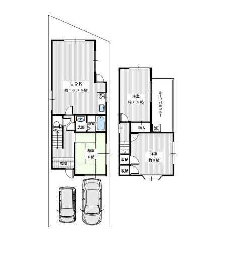 物件○○の間取り図