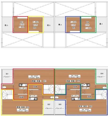 物件○○の間取り図