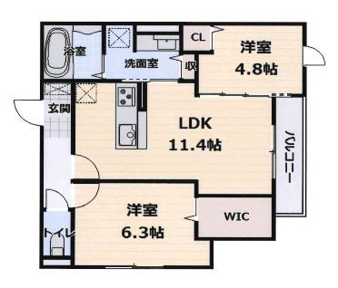 物件○○の間取り図