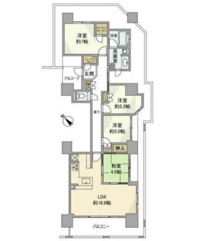 物件○○の間取り図