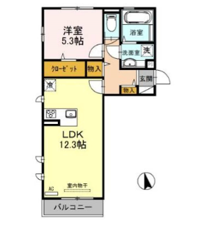 物件○○の間取り図